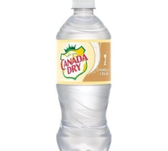 Canada Dry Vanilla Cream Ginger ale 591ml (20oz) Wholesale – Case of 24