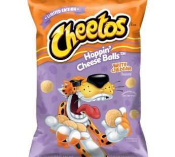 Cheetos Hoppin Cheese Balls White Cheddar