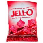 Jell-O Sour Cherry Candy 127g Bag Wholesale - Box of 12
